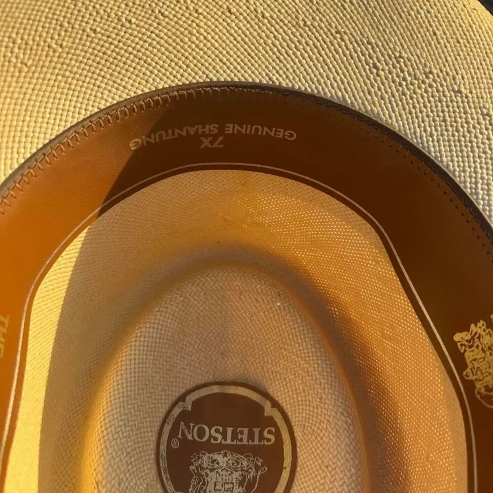 Stetson Men's Cream and Tan Hat